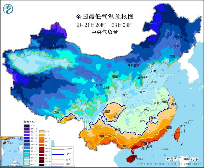 寒潮橙色预警：贵州广西等地部分地区累计降温幅度将超20℃