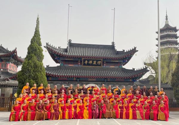 洞庭佛国圣安寺，天台法脉长传承一一岳阳圣安寺方丈怀梵大和尚成为佛教天台宗第四十六代传承者